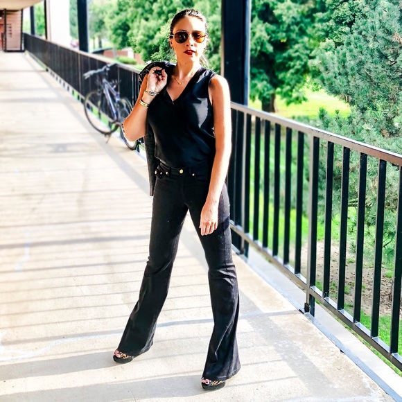 Roberto Cavalli Black Straight Leg Pants - Picture 4 of 8